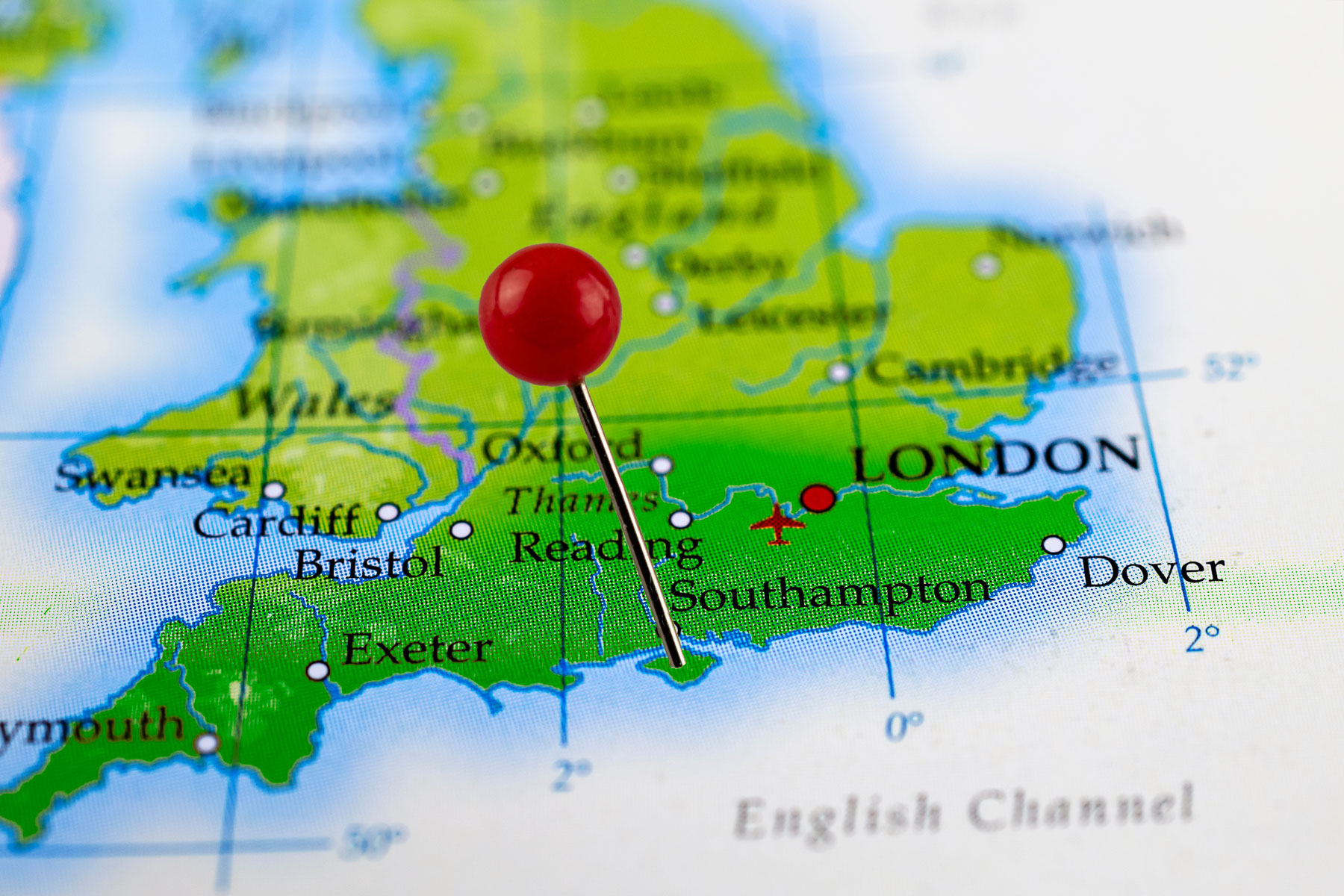 Map of England and Wales